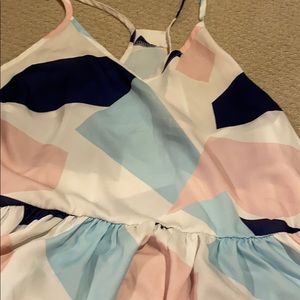 Color block tank